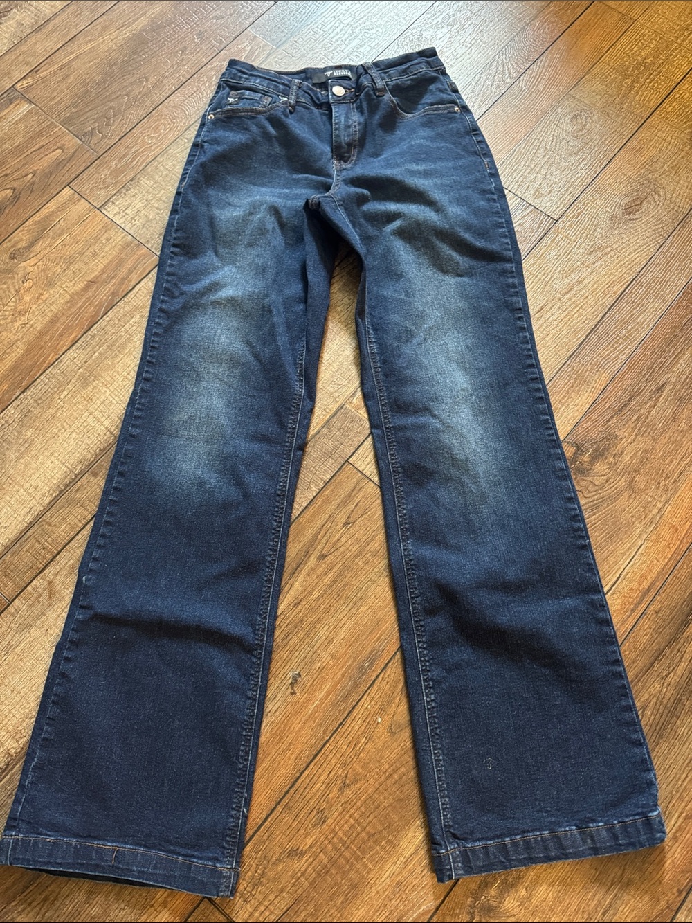 Lucky & Blessed Indigo Wide-Leg Trouser Jeans